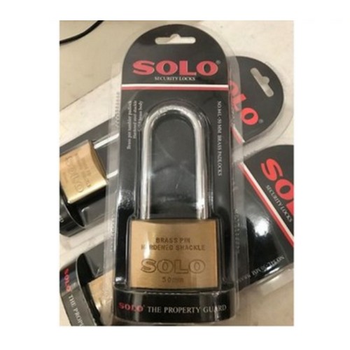 SKI - สกี จำหน่ายสินค้าหลากหลาย และคุณภาพดี | SOLO #84-L กุญแจ 40 มิล คอยาวแบบแผง รุ่นดับเบิ้ลบลิสเตอร์ (code 9470) (6ลูก/กล่อง)